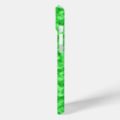 緑色の丸いテクスチャ Case-Mate iPhoneケース (裏面 / 左)