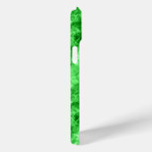 緑色の丸いテクスチャ Case-Mate iPhoneケース (裏面 / 右)