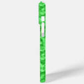 緑色の丸いテクスチャ Case-Mate iPhoneケース (裏面 / 左)