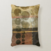 緑色の円形液滴 アクセントクッション (正面(垂直))