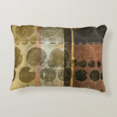 緑色の円形液滴 アクセントクッション (裏面)