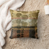 緑色の円形液滴 クッション (ブランケット)