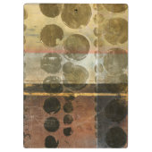 緑色の円形液滴 クリップボード (裏面)