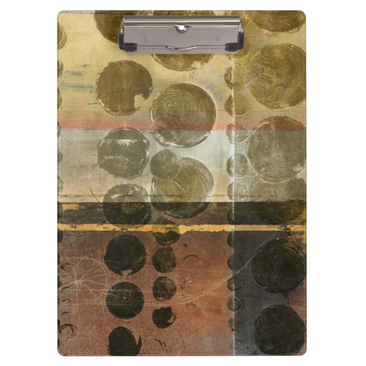 緑色の円形液滴 クリップボード (正面)