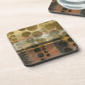 緑色の円形液滴 コースター (左側)