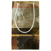 緑色の円形液滴 スモールペーパーバッグ (正面)