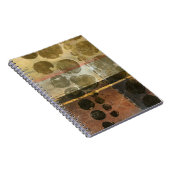 緑色の円形液滴 ノートブック (右側)