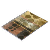 緑色の円形液滴 ノートブック (左側)