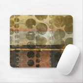 緑色の円形液滴 マウスパッド (マウス)