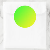 緑色の勾配  ラウンドシール (バッグ)