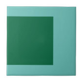 緑色の四角いセラミックタイル、小（4.25 x 4.25インチ） タイル (正面)