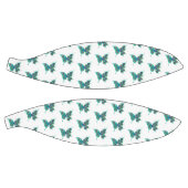 緑色の孔雀の羽を持つ蝶 バスケットボール (パネル)