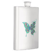 緑色の孔雀の羽を持つ蝶 フラスク (右)