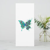 緑色の孔雀の羽を持つ蝶 メニュー (スタンド正面)