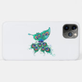 緑色の孔雀の羽を持つ蝶 Case-Mate iPhoneケース (裏面(横))