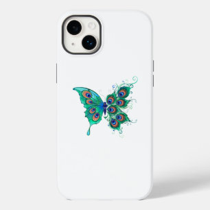 緑色の孔雀の羽を持つ蝶 Case-Mate iPhone 14 PLUSケース