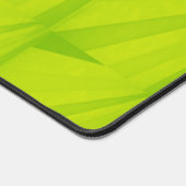 緑色の幾何学模様 デスクマット (コーナー)