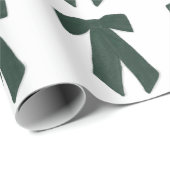 緑色の弓 ラッピングペーパー (ロールコーナー)