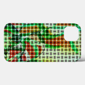 緑色の曲がったスタイルの上にバスケットを置く Case-Mate iPhoneケース (裏面 (横))