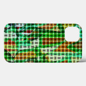 緑色の曲がったスタイルの上にバスケットを置く Case-Mate iPhoneケース (裏面 (横))