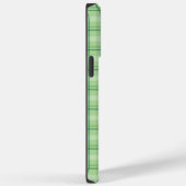 緑色の格子模様の可愛いアイリッシュテディベア Case-Mate iPhoneケース (裏面 / 右)