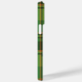 緑色の格子模様の可愛いアイリッシュフクロウ Case-Mate iPhoneケース (裏面 / 右)