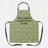 緑色の楕円チェーン エプロン (正面)