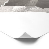 緑色の水のグラス ポスター (角)