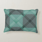 緑色の淡い色の円またはボールのテクスチャ、正方形を形成する アクセントクッション (裏面)