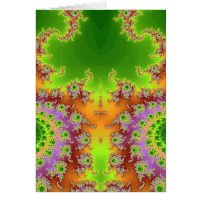 緑色の目のフラクタル (正面)