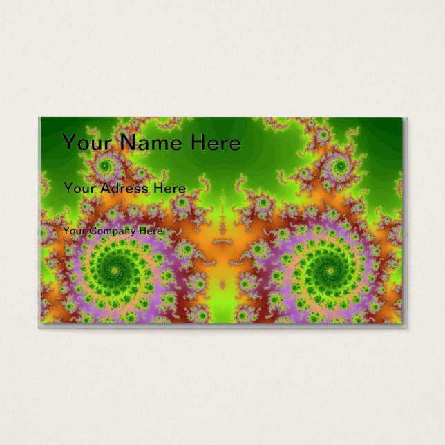 緑色の目のフラクタル (正面)