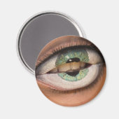 緑色の目の口 マグネット (正面/裏面)