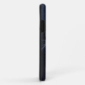 緑色の目の灰色猫の絵画 Case-Mate iPhoneケース (裏面/右)