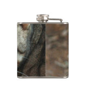 緑色の目の猫 フラスク (裏面)