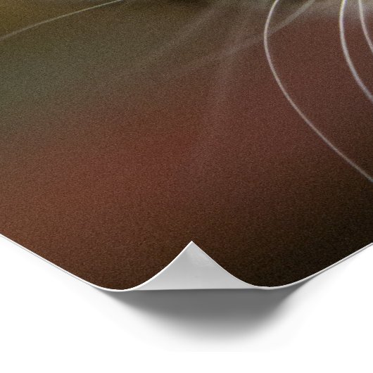 緑色の目をした可愛い子猫 ポスター (角)