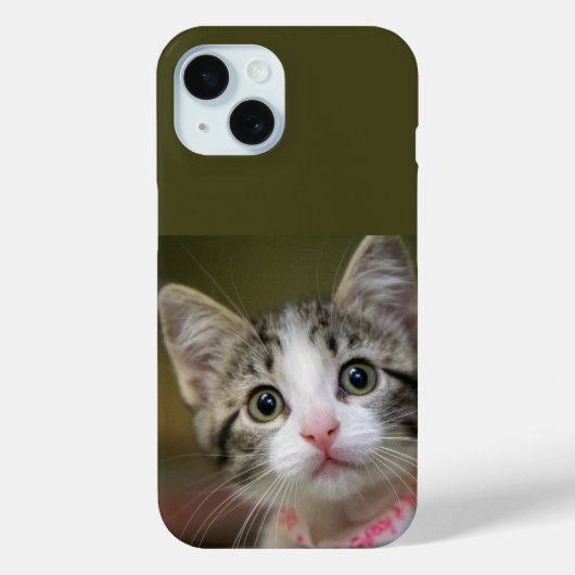 緑色の目をした可愛い子猫 Case-Mate iPhoneケース (裏面)
