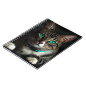緑色の目をした猫 ノートブック (左側)