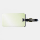 緑色の目をした黒猫 ラゲッジタグ (裏面横)