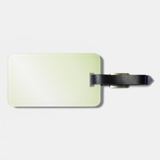 緑色の目をした黒猫 ラゲッジタグ (裏面横)