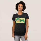 緑色の矢印のヘッドショット Tシャツ (正面フル)