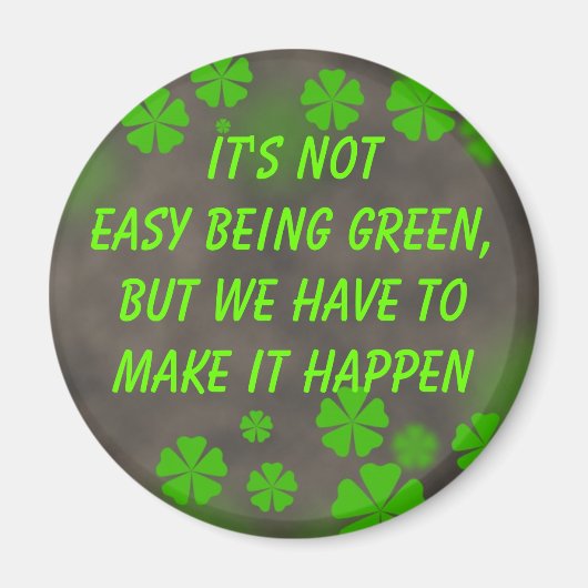 緑色の磁石 マグネット (正面)