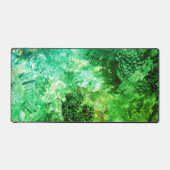 緑色の結晶 デスクマット (正面)