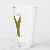 緑色の線ガラス タンブラーグラス (左)