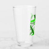 緑色の線ガラス タンブラーグラス (右)