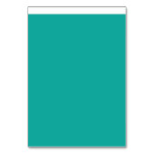 緑色の背景に テーブルナンバー (裏面)