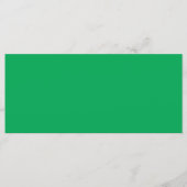 緑色の背景に メニュー (正面)