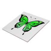 緑色の蝶セラミックタイル タイル (側面)