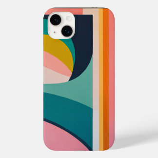 緑色の赤茶色の白い丸い形 Case-Mate iPhone 14 PLUSケース