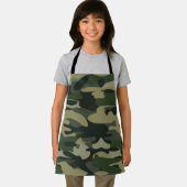 緑色の軍用迷彩パターン エプロン (インサイチュ)