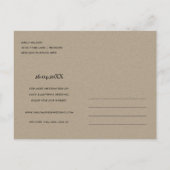 緑色の金ゴールド観測リース日付写真を保存 案内ポストカード (裏面)